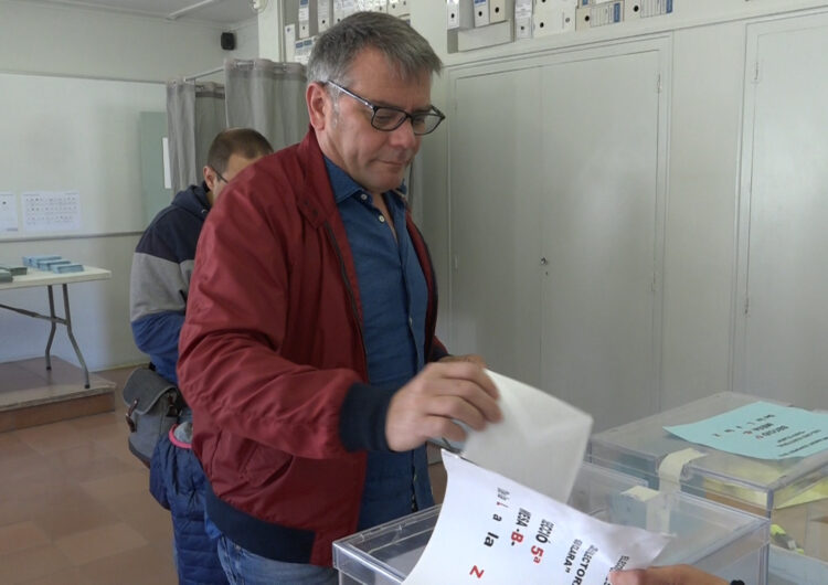 Joan Simeón del PP: “Estem convençuts que hem fet la campanya que tocava i esperem uns bons resultats”