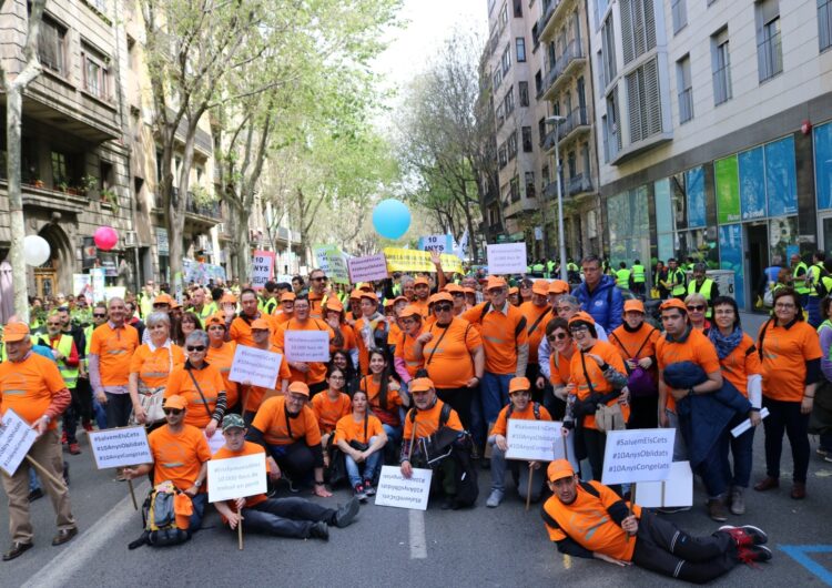 ACUDAM participa en una manifestació històrica a Barcelona del sector de la discapacitat