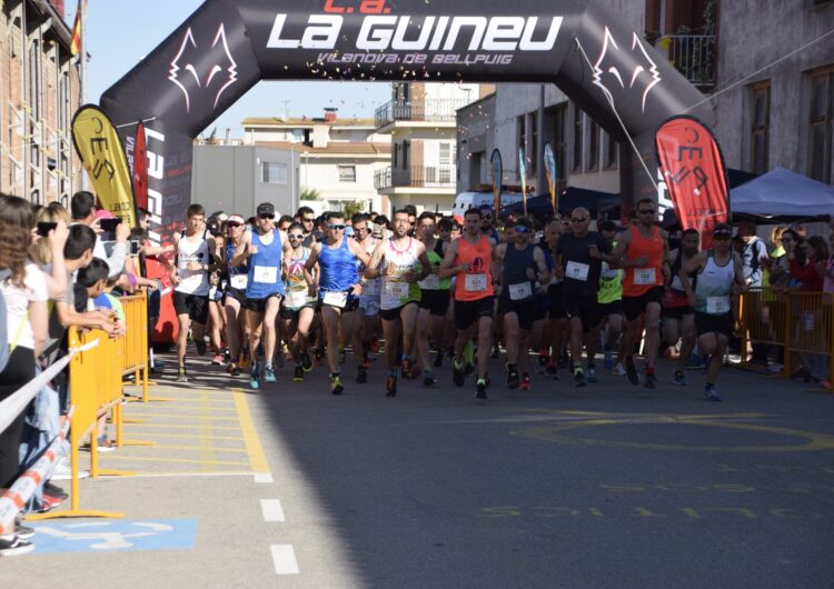 Més de 500 participants a la Cursa de la Guineu de Vilanova de Bellpuig