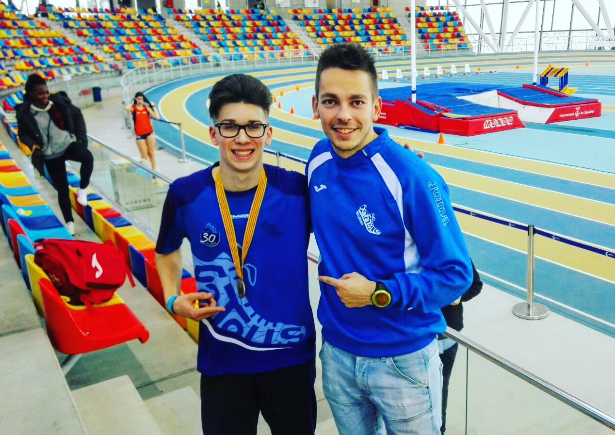 L’atleta juvenil dels Xafatolls Arnau Monné, el català més ràpid als 60 metres llisos