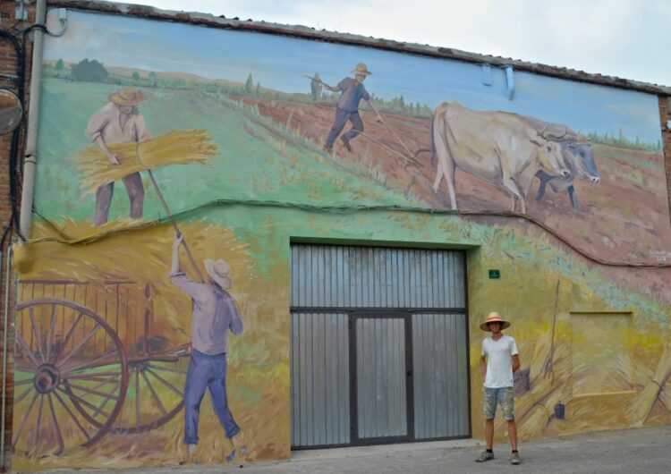 Quatre grans murals urbans omplen d’art, història, tradició i color els carrers de Barbens