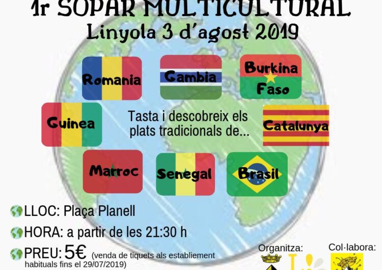 1r Sopar Multicultural a Linyola