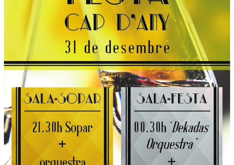 L’Ajuntament de Mollerussa ultima els detalls del Sopar i la Festa de Cap d’Any, que tindrà una nova orquestra i un DJ