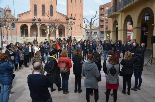 Mollerussa es concentra per reivindicar “Les veus que no veus” en el Dia Internacional de les Dones