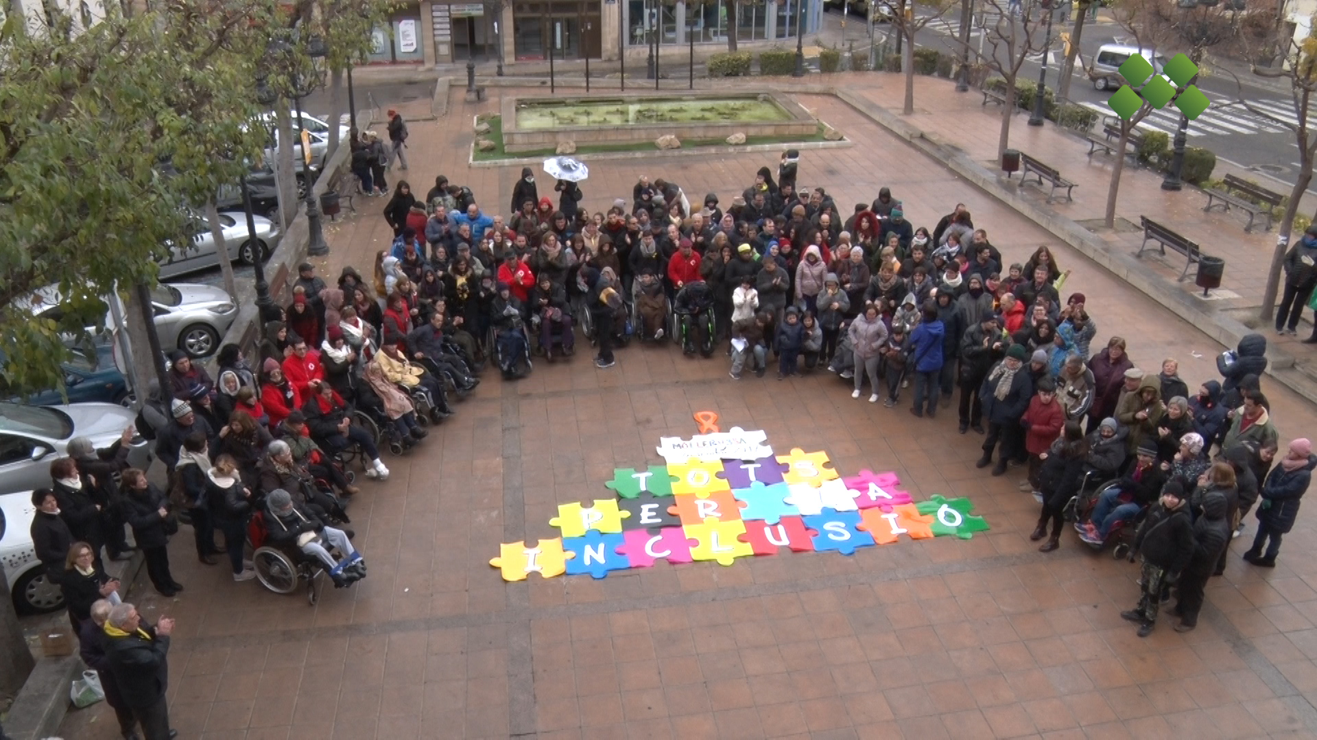 Unes 150 persones commemoren el Dia Internacional de les Persones amb Discapacitat