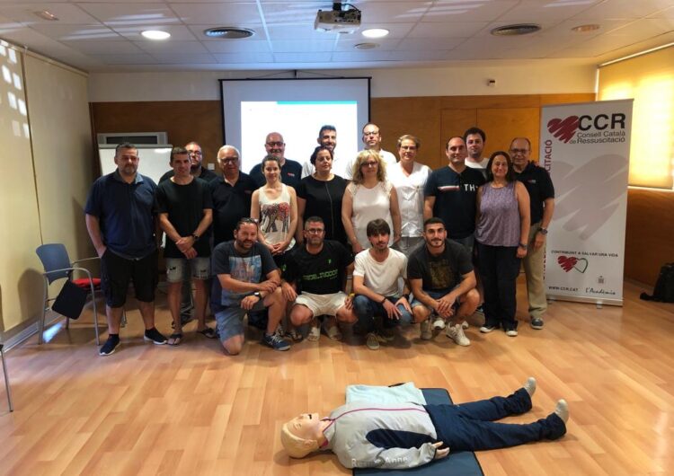 Jornada de formació per als 16 primers rescatadors cardíacs de Mollerussa