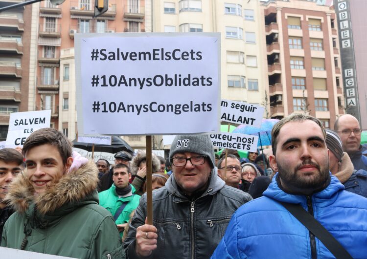 Les entitats que treballen amb discapacitats denuncien a Lleida la precarietat econòmica dels Centres Especials de Treball