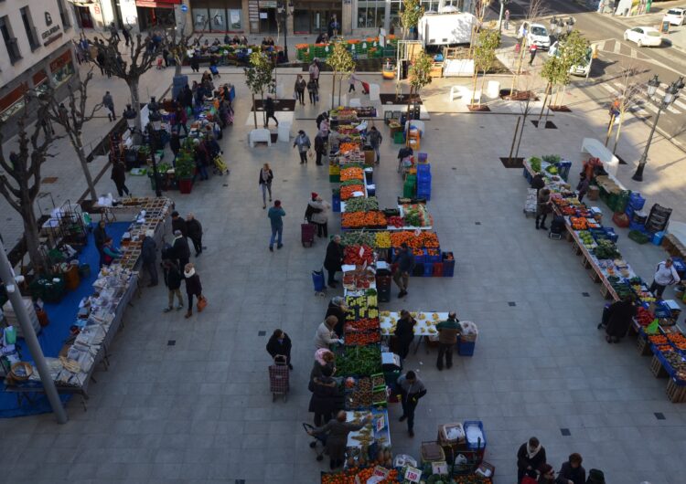 El mercat setmanal de Mollerussa ja torna a ser al centre urbà