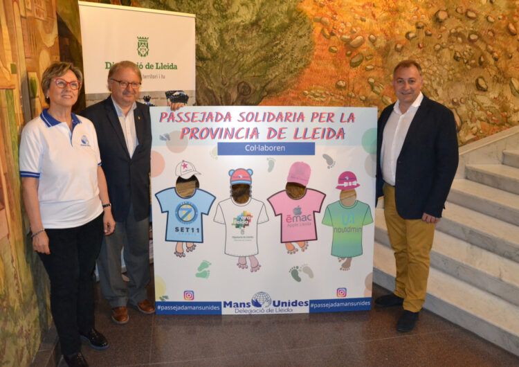 Torregrossa participarà en la celebració del 60è aniversari de Mans Unides el pròxim 7 d’abril