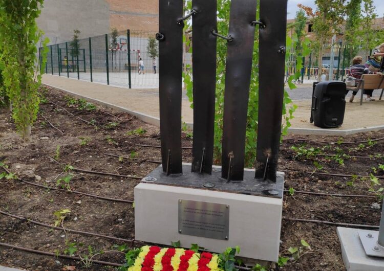 Bellvís inaugura un monument en homenatge a les persones que han “lluitat per Catalunya”