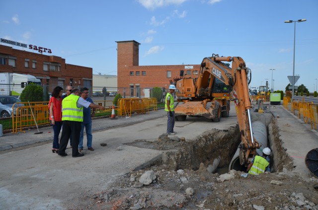 L’Ajuntament eixampla la connexió de canonades a la N-II per evitar inundacions en cas de forts aiguats