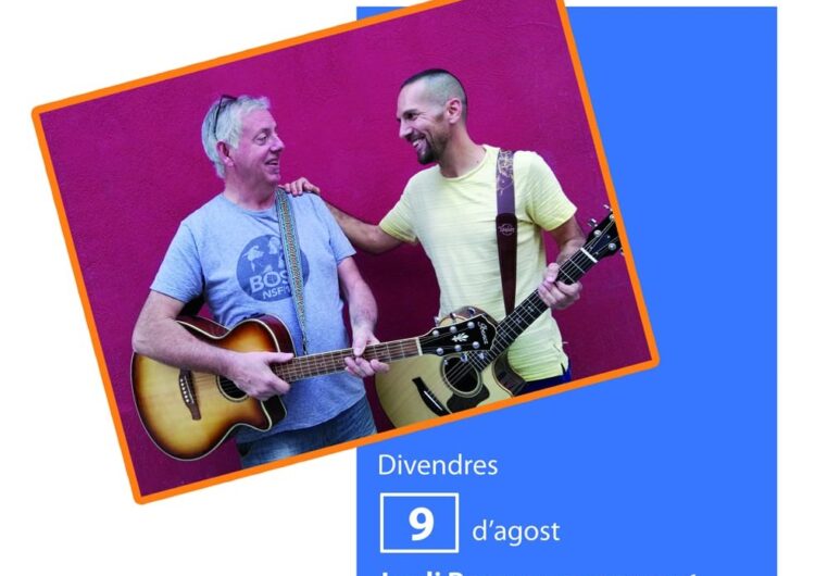 Concert de Jordi Besora i Xavier Balsells per cloure les Nits d’Estiu a Mollerussa