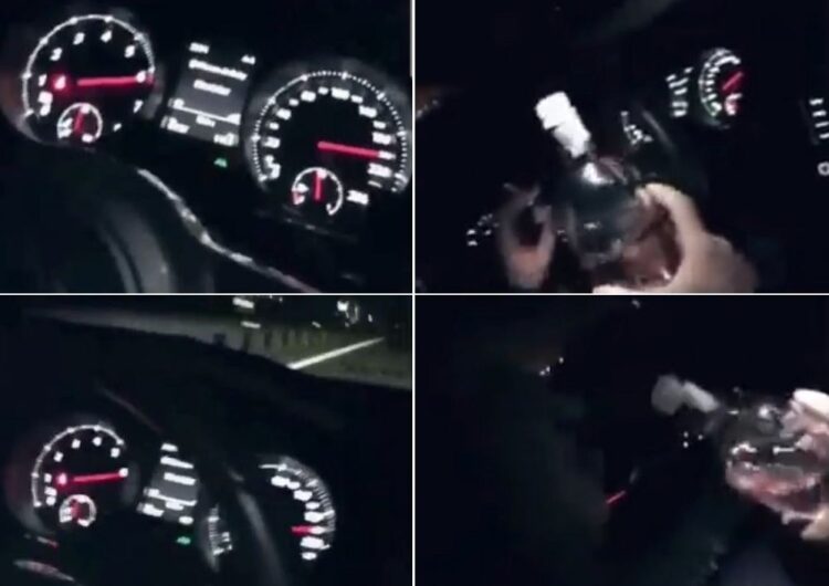 Enxampat un veí de Linyola per difondre un vídeo on conduïa a 200 km/h bevent alcohol per l’A-2