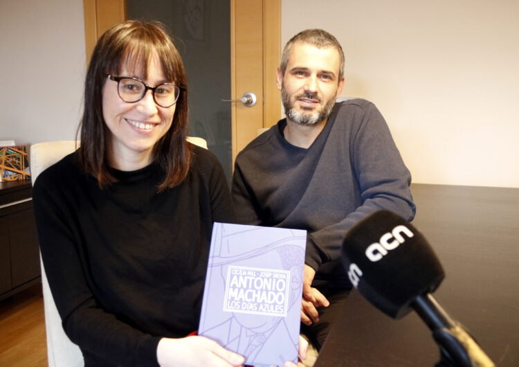 Dos autors de Torregrossa retraten per primer cop en còmic els darrers anys de vida d’Antonio Machado