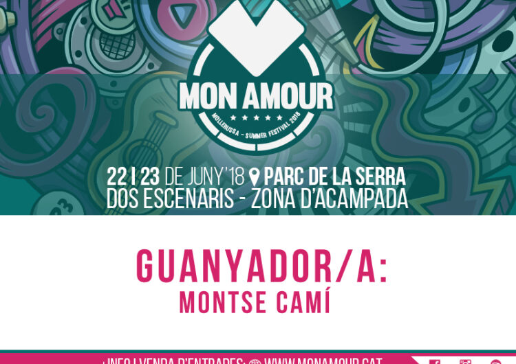Montse Camí, guanyadora de l’abonament doble al Mon Amour Summer Festival