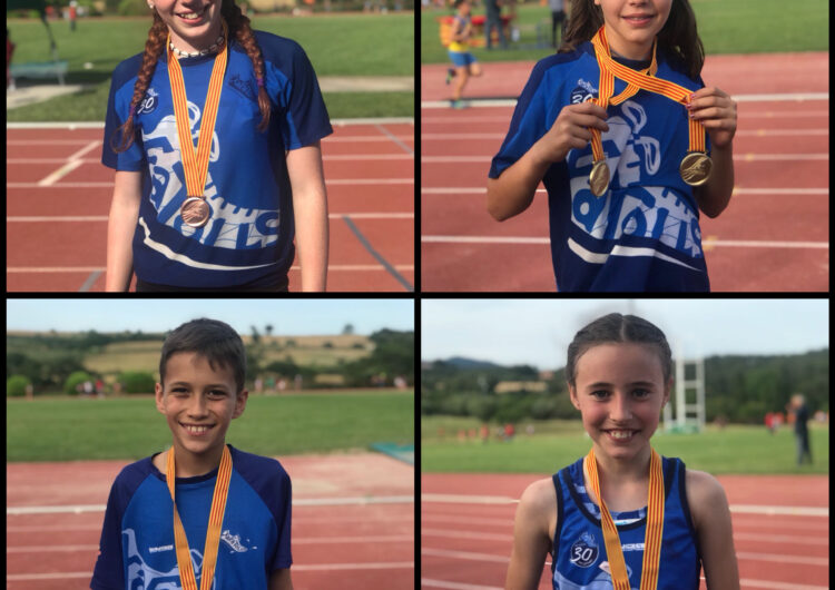 5 Ors, 1 Plata i 3 Bronzes de Xafatolls al Campionat de Catalunya de pista a l’aire lliure de promoció celebrat a Castellar del Vallés aquest cap de setmana.