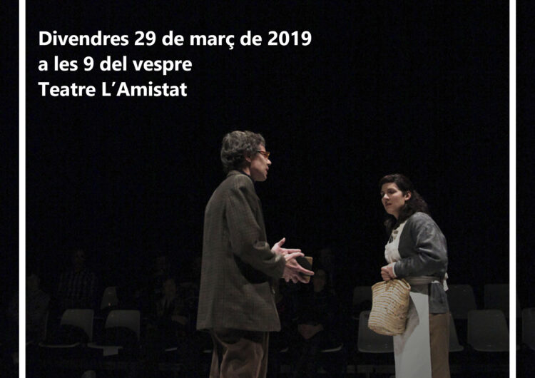 El lliurament del premi del Concurs de Textos Teatrals i l’estrena de l’obra ‘Absències’, clourà el tercer bloc de Saó de Ponent