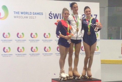 Mònica Gimeno, patinadora del CP Mollerussa Pla d’Urgell, aconsegueix la medalla de plata en els World Games.