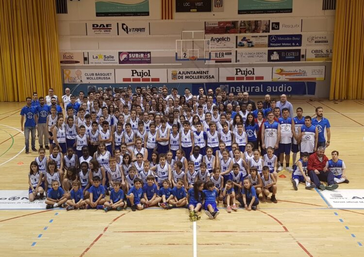 El Club Bàsquet Mollerussa presenta els 171 jugadors i jugadores i els 16 equips federats d’aquesta temporada