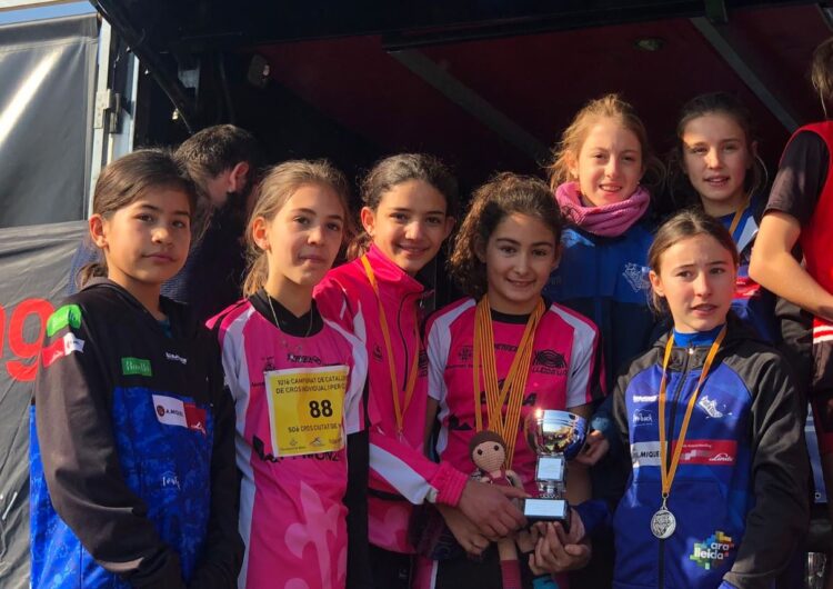 El Club Atletisme Terres de Ponent puja al podi fins a deu vegades en el Campionat de Catalunya de Cros