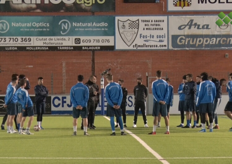 El CFJ Mollerussa prepara la represa de la competició malgrat que el seu rival no té intenció de jugar