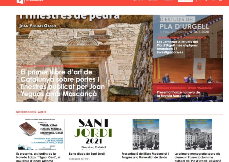 Nova web del Centre de Recerques del Pla d’Urgell Mascançà