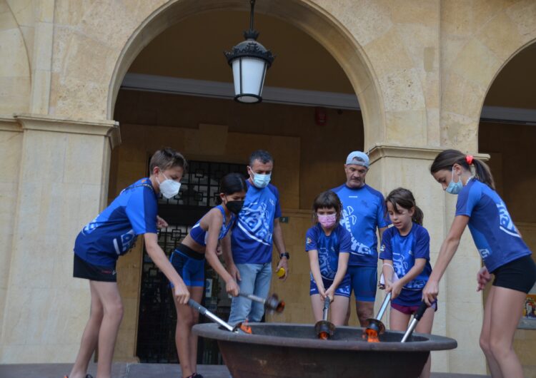 La Flama del Canigó va arribar a Mollerussa per encendre les fogueres de Sant Joan