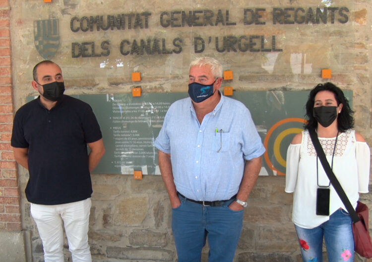 El Sindicat de Comisions Obreres dona suport al Pla de modernització dels Canals d’Urgell