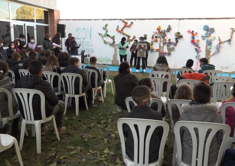 Clam de més de 150 escolars de Mollerussa per lluitar contra el canvi climàtic