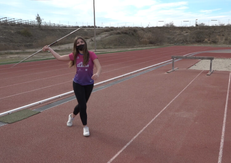 Èrika Sellart, campiona de Catalunya sub16 de llançament de javelina