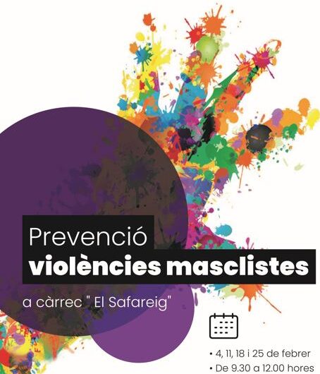 Curs de formació per prevenir i sensibilitzar sobre violències masclistes