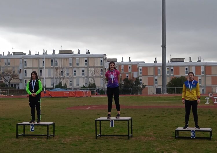 Èrika Sellart, campiona de Catalunya sub16 de llançament de javelina