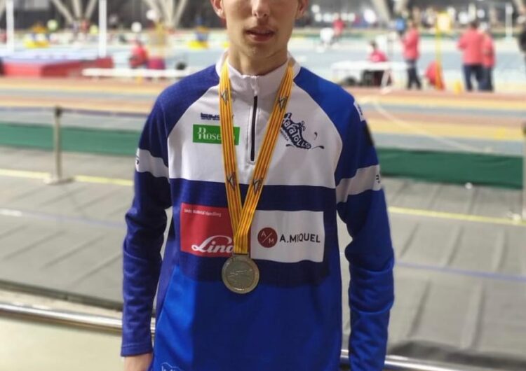 Oriol Jové, dels Xafatolls, subcampió de Catalunya sub18 en 1500 m.ll.