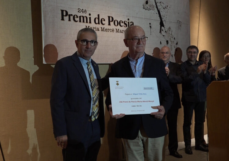 ‘La longitud de l’aire’ de Miquel Trilla, de Balaguer, guanya el premi Maria Mercè Marçal