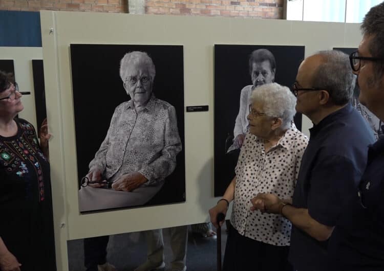 ‘Progènie’ homenatja la vida dels 47 avis i àvies més grans de Linyola