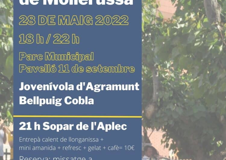 Mollerussa celebra dissabte el 42è Aplec de la Sardana