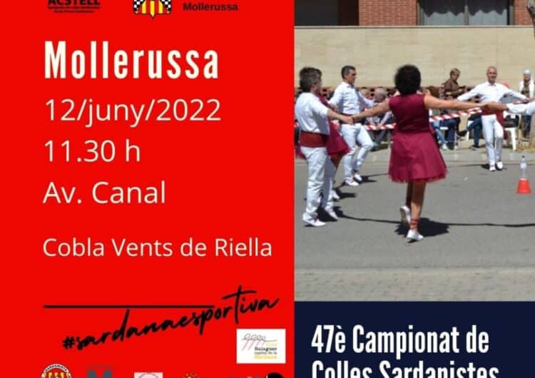 Mollerussa celebra diumenge el Concurs de Colles Sardanistes