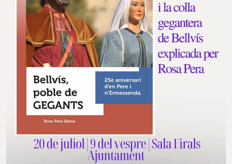 Llibre per conèixer la història dels gegants de Bellvís