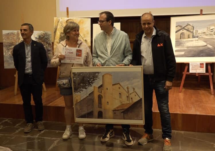 Maria José Escuder guanya el 21è Pintura Ràpida de Mollerussa, dedicat a la Casa Canal