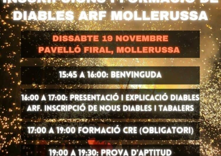 Curs per formar nous diables i tabalers a Mollerussa
