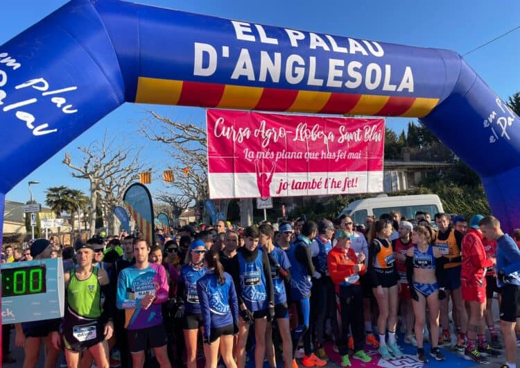 Ricard Pastó i Joana Tomé, campions dels 10 kilòmetres de la Cursa Agro-Llobera Sant Blai