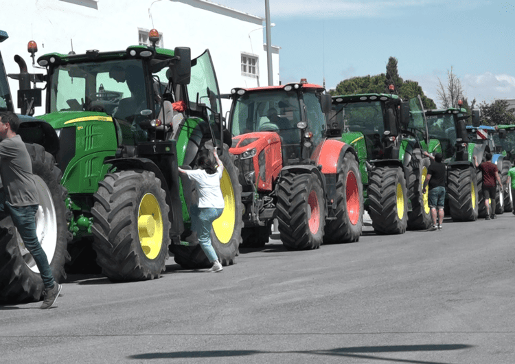 Els pagesos del Pla d’Urgell se sumen a la tractorada fins a Saragossa