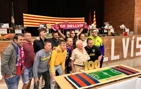 El Club Futbol Bellvís celebra el centenari