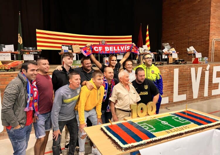 El Club Futbol Bellvís celebra el centenari