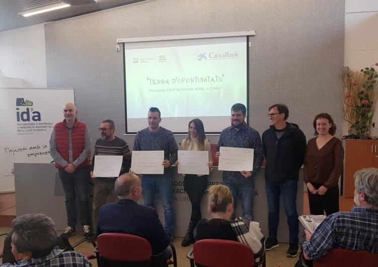Descobreix Pla d’Urgell i Agrupem premiats al Programa d’Emprenedoria Rural a Ponent