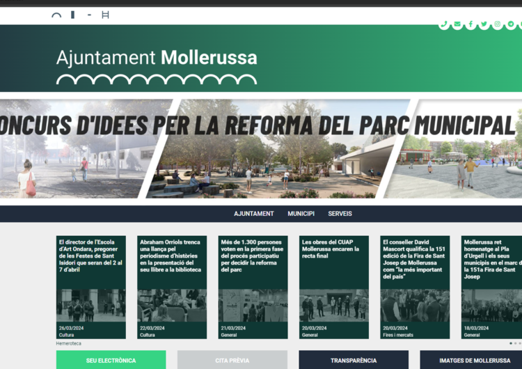 Mollerussa renova el segell de transparència Infoparticipa