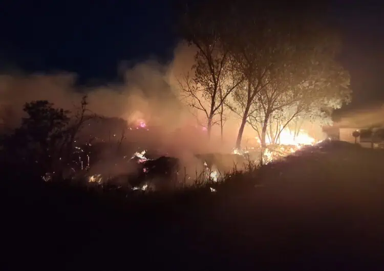 Controlat l’incendi de vegetació al costat de l’estany de ca l’Aragonès de Vila-sana