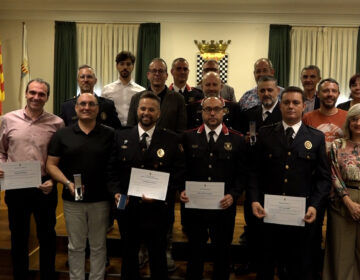 Mollerussa reconeix la tasca exemplar de set agents de la Policia Local, un mosso i un tècnic municipal