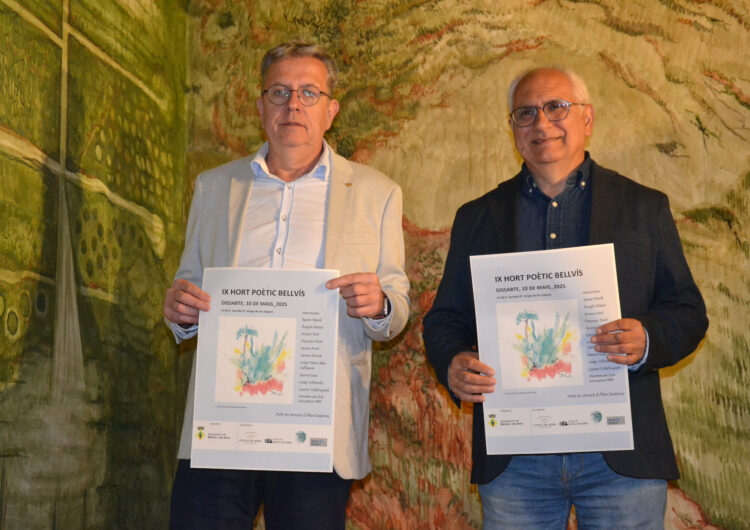 La novena edició de l’Hort Poètic de Bellvís homenatjarà la figura d’Àlex Susanna