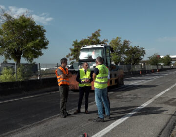 El Ministeri de Transports renova tres quilòmetres de les vies laterals de l’A2 al Pla d’Urgell